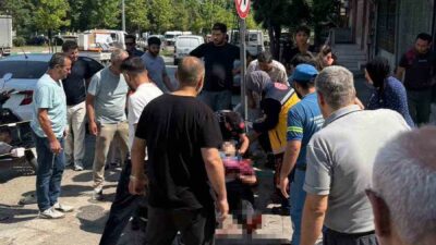 Bursa’nın Yıldırım ilçesinde komşu iki esnaf arasında iş yeri önüne