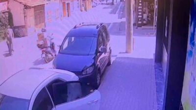 Bursa’nın İnegöl ilçesinde dökülen mazot yolu buz pistine çevirdi. Bir