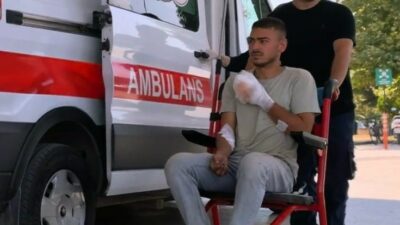 Kütahya’nın Domaniç ilçesinde bir inşaatta meydana gelen iş kazasında, elektrikli