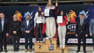 Bursa Büyükşehir Belediyesporlu Arya Aydoğan, Polonya’da gerçekleştirilen 25. Avrupa Yaş