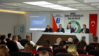 Bursa’da Defterdarlık ve Gelir İdaresi Başkanlığı, esnafı vergi ödemelerindeki düşük