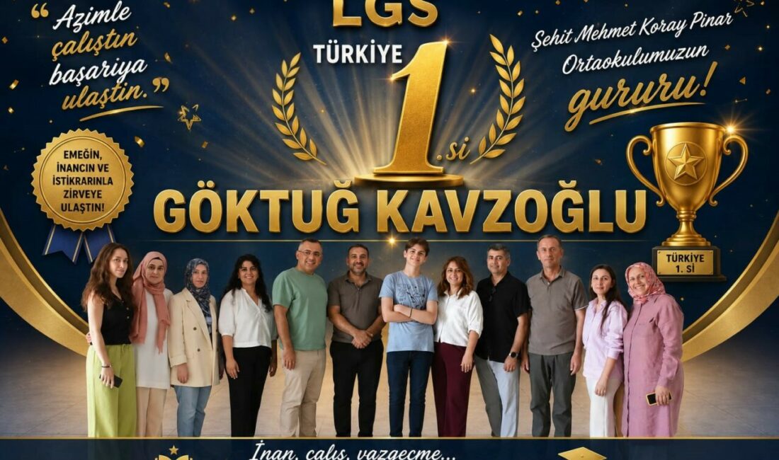 Bursa’da LGS gururu: 500 tam puan alan Göktuğ Kavzoğlu Türkiye birincisi oldu BURSA (İHA) – Bursa’da eğitimdeki başarılarıyla dikkat çeken Şehit Mehmet