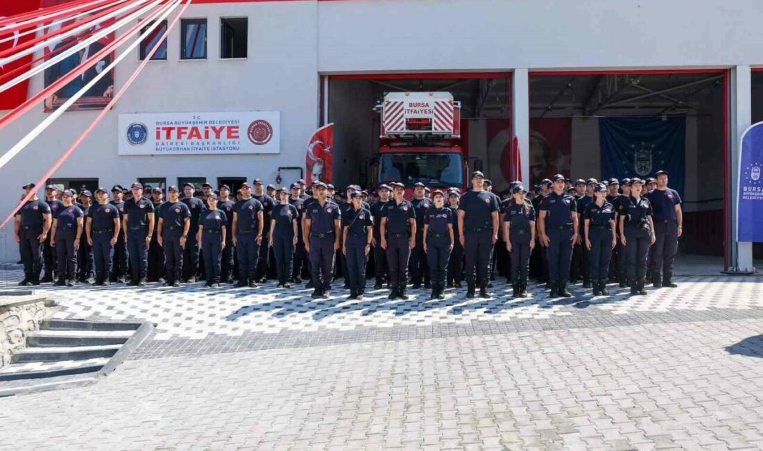 Büyükorhan’a tam donanımlı itfaiye binası Bursa’da itfaiye teşkilatını personel ve ekipman destekleriyle güçlendiren Büyükşehir Belediyesi,