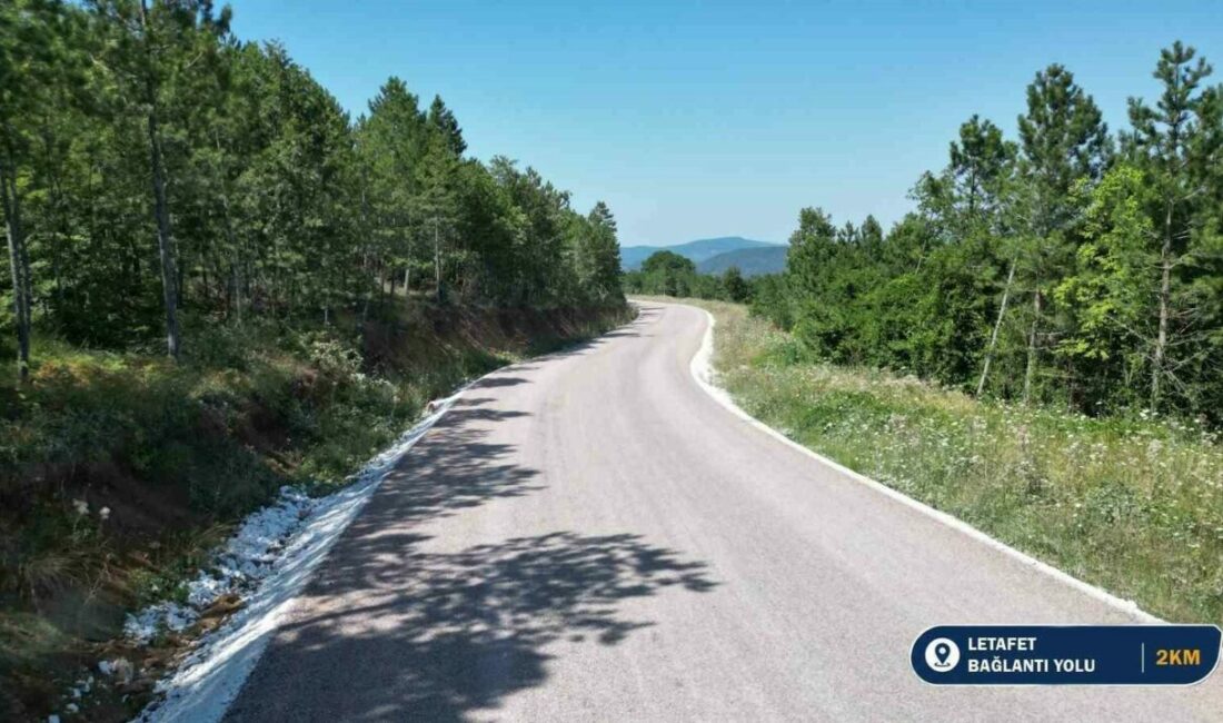 Bursa Büyükşehir Belediyesi, kırsal mahallelerde ulaşım ağını güçlendirecek yatırımlar çerçevesinde