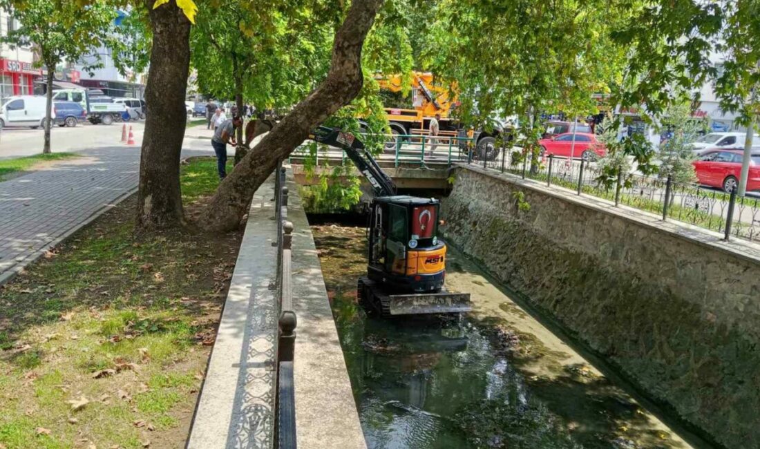 Gemlik Çarşı Deresi’nde temizlik çalışmaları başladı Gemlik ilçe merkezinden geçen Çarşı Deresi’nde temizlik çalışmaları başladı. Bursa