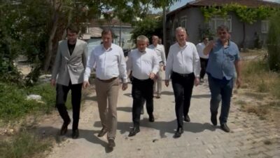 Yaz mevsimiyle birlikte kırsal mahallelerde üst yapı çalışmalarına hız veren