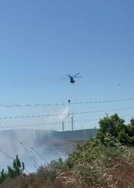 Karacabey’de engebeli arazide yangın Bursa’nın Karacabey ilçesinde tarım arazisinde çıkan yangın, Orman Bölge Müdürlüğü