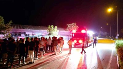 Bursa’nın İnegöl ilçesinde gece saatlerinde meydana gelen trafik kazasında kontrolden