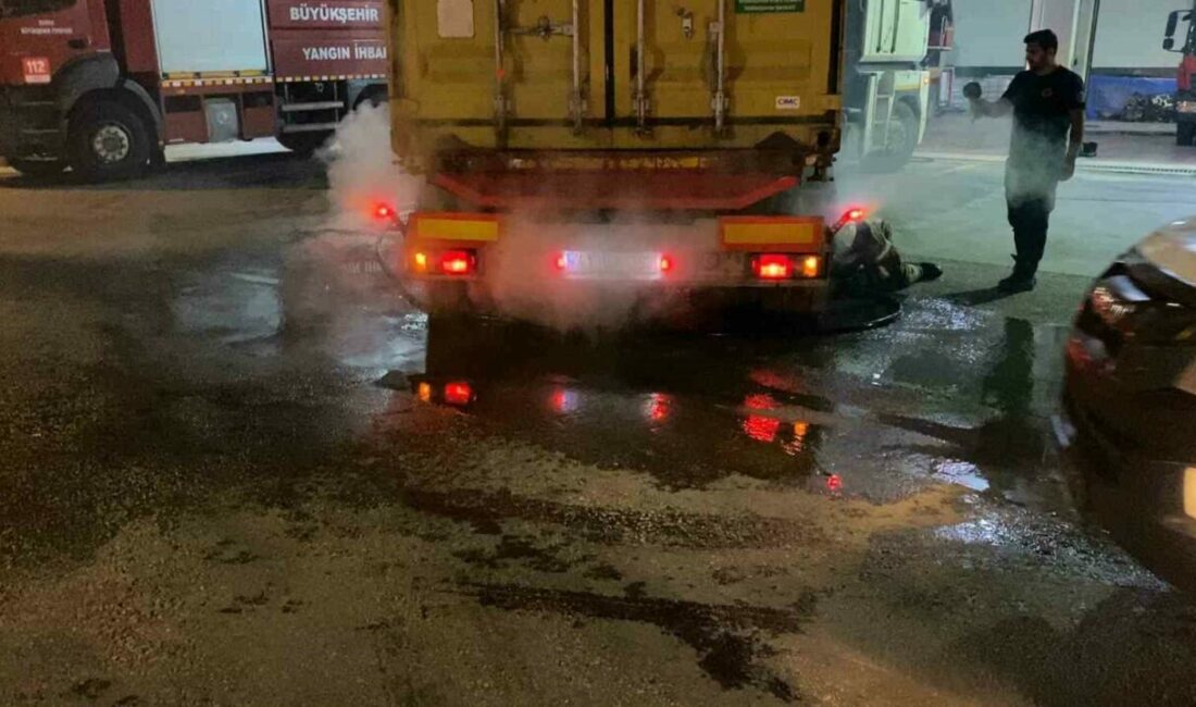 Lastik sebebiyle yanan tırı 10 kilometre sürüp itfaiyeye yetiştirdi Bursa’nın İnegöl ilçesinde seyir halindeki tırın arka lastiğinin patlaması sonucu