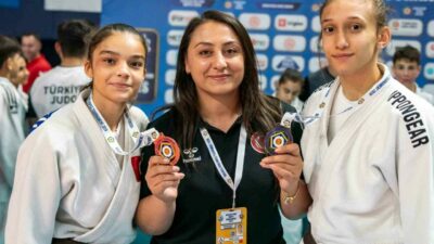 Osmangazi Belediyespor altyapısından yetişen milli judocular, Kocaeli’de düzenlenen Yıldızlar Avrupa