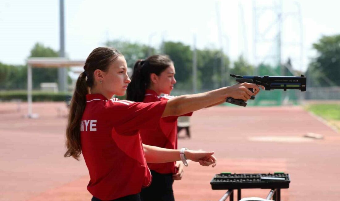 Modern Pentatlonda Osmangazi rüzgarı Avrupa’da esecek Osmangazi Belediyesporlu milli sporcular Tuana Özgür ile Elif Ecem Öztürk,