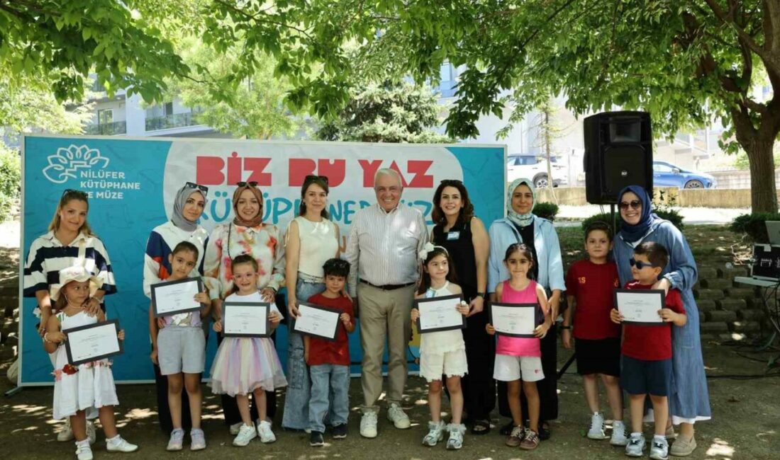 Nilüferli çocuklar okula kütüphanelerde hazırlandı Nilüfer Belediyesi’nin bu yıl 15’incisini gerçekleştirdiği “Biz Bu Yaz Kütüphanedeyiz”