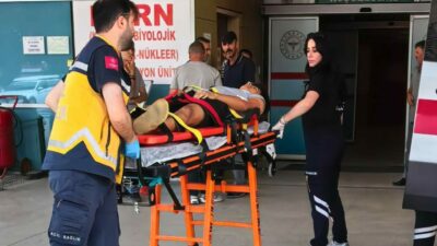 Bursa’nın İnegöl ilçesinde meydana gelen kazada otomobil ile çarpışan bisikletli
