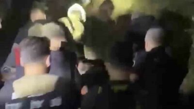 Bursa’nın Kestel ilçesi Alaçam mevkisinde patikadan yamaca düşerek mahsur kalan