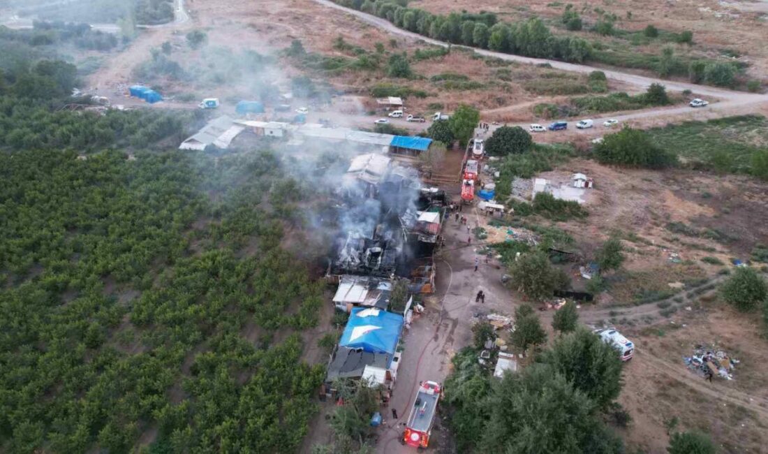 Bursa’da bir çiftlikte çıkan yangın, itfaiye ekiplerinin yaklaşık 1 saat