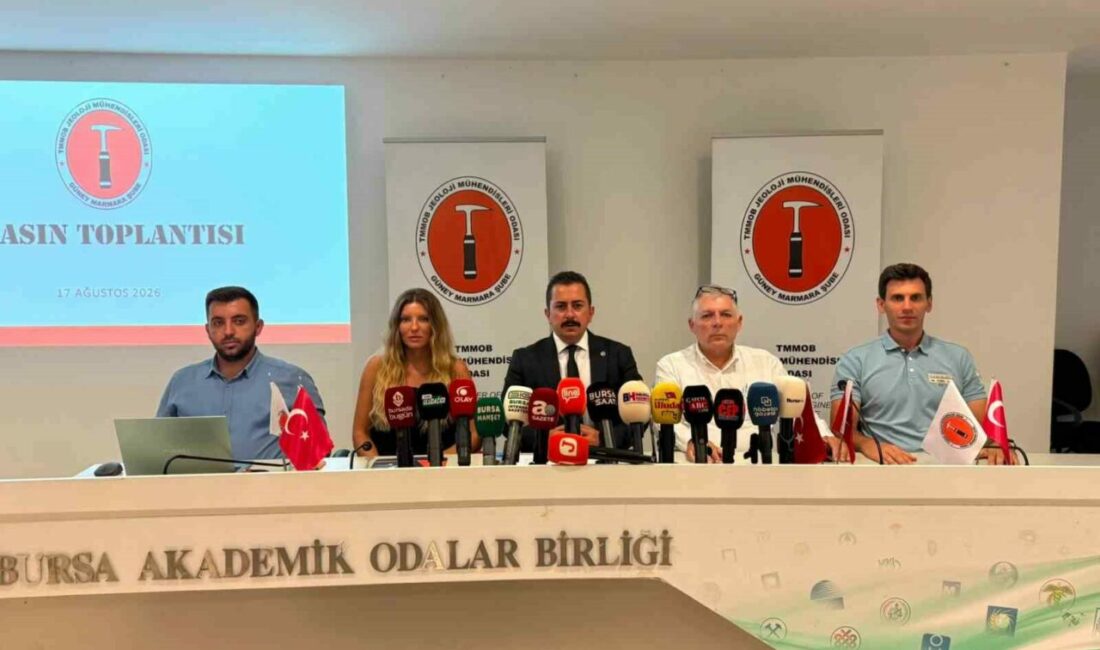 Jeoloji Mühendisleri Odası’ndan 17 Ağustos mesajı; “1 ile önlemek mi, 6 ile ödemek mi?” TMMOB Jeoloji Mühendisleri Odası Güney Marmara Şube Başkanı Mehmet Yıldız,