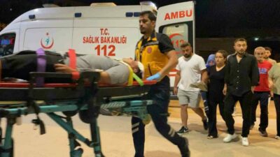 Bursa’nın İnegöl ilçesinde meydana gelen kavgada bir kişi darp edilirken,