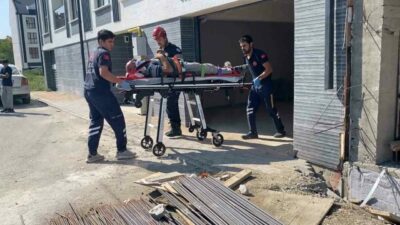 Bursa’nın İnegöl ilçesinde otomobilini tamir etmek için krikoyla kaldıran şahıs,