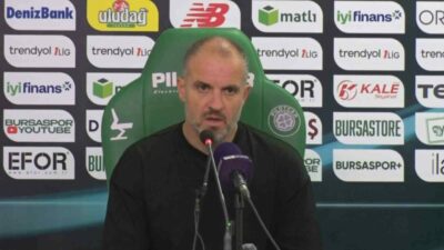 Bursaspor Teknik Direktörü Mustafa Er, Iğdır FK maçının ardından, “İlk