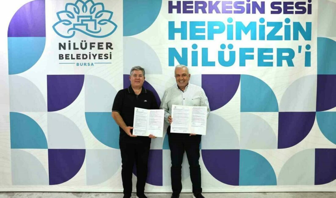 Nilüfer’de ‘Şehitler Anıtı’ için iş birliği protokolü Nilüfer Belediyesi, Esentepe Mahallesi’nde yapımı süren Şehitler Anı Parkı içinde
