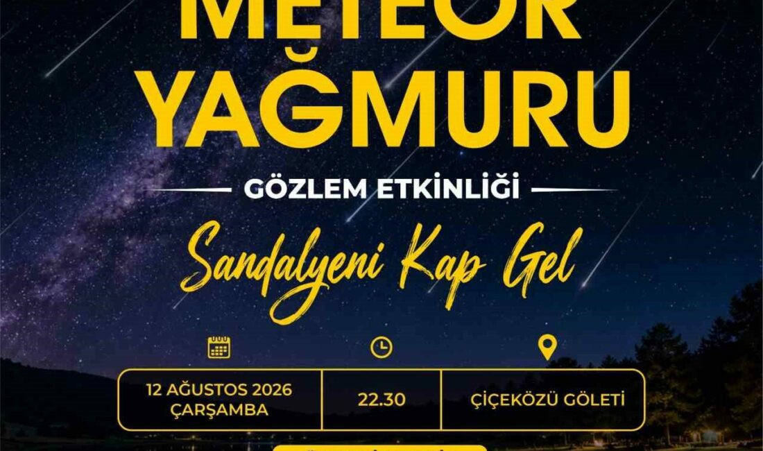 Yenişehir’de gözler gökyüzüne çevrilecek Yenişehir Belediyesi, yılın en dikkat çekici gökyüzü olaylarından Perseid Meteor