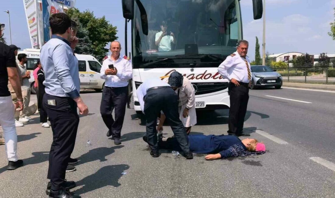 Yolcu otobüsünün çarptığı kadın ağır yaralandı Bursa’nın İnegöl ilçesinde yolcu otobüsünün çarptığı yaklaşık 30 yaşlarındaki kadın