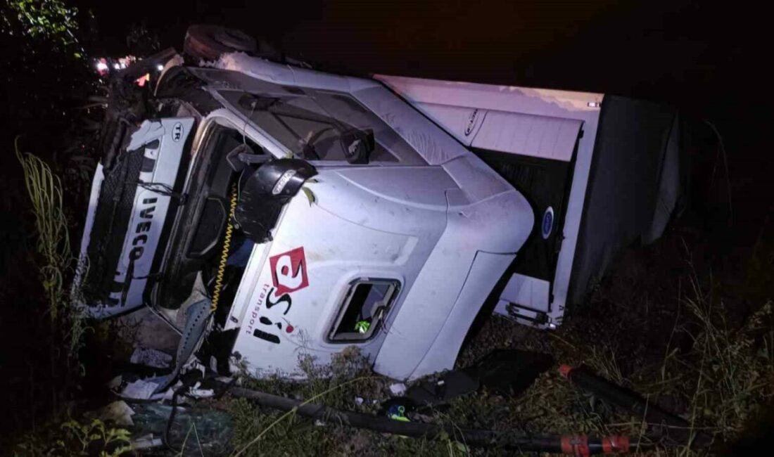 Bursa’nın Yenişehir ilçesinde alkollü tır sürücüsünün ters şeride girerek motosiklete