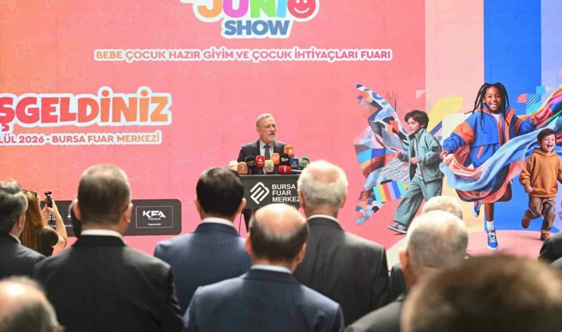 Bebe ve çocuk konfeksiyonunun küresel vitrini Junioshow kapılarını açtı Bursa Ticaret ve Sanayi Odası (BTSO) iştiraki KFA Fuarcılık ile