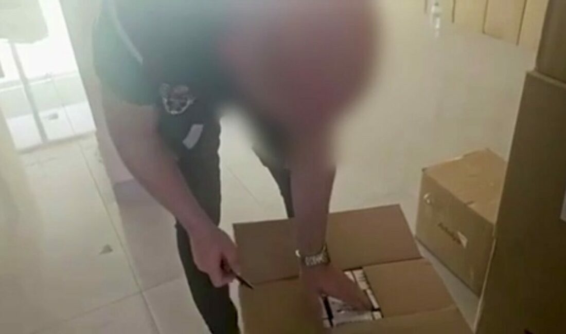Bursa’da polis ekiplerinin tütün ve tütün mamulleri kaçakçılığına yönelik düzenlediği