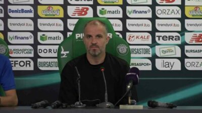 Trendyol 1. Lig’in 7. haftasında oynanan Bursaspor-Esenler Erokspor maçının ardından