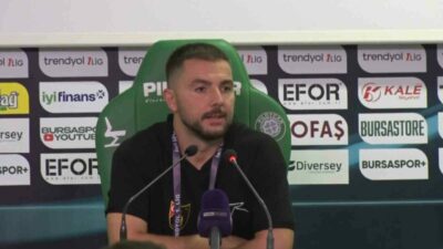 Trendyol 1. Lig’in 5. haftasında oynanan Bursaspor-İstanbulspor karşılaşması sonrası her
