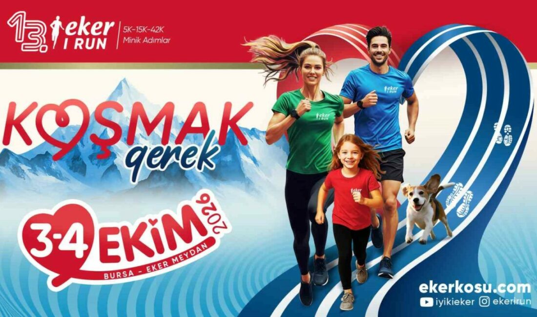 Eker I Run 13’üncü yılında yeniliklerle geliyor Bursa’nın geleneksel koşu organizasyonlarından Eker I Run, 13’üncü yılında programını
