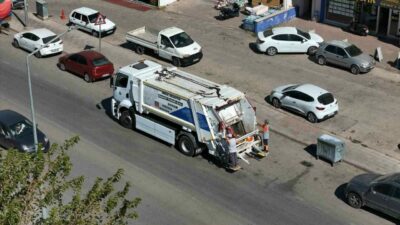 İnegöl Belediyesi, Temizlik İşleri Müdürlüğü bünyesinde yüzde 100 elektrikli çöp