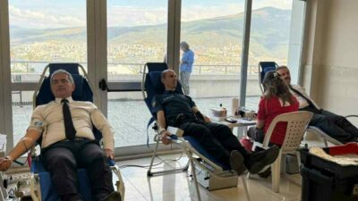 Gemlik Adliyesinde, Türk Kızılay tarafından kan bağışı kampanyası düzenlendi. Adliyenin