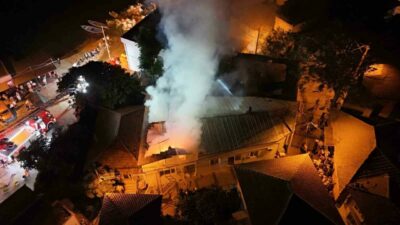 Bursa’nın Nilüfer ilçesinde bir evde çıkan yangın korku dolu anlara