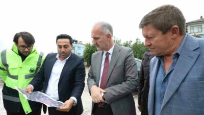 İnegöl Belediyesi, Kurşunlu Mahallesinde yapılaşmanın başladığı bölgelerde 8 sokakta 1300