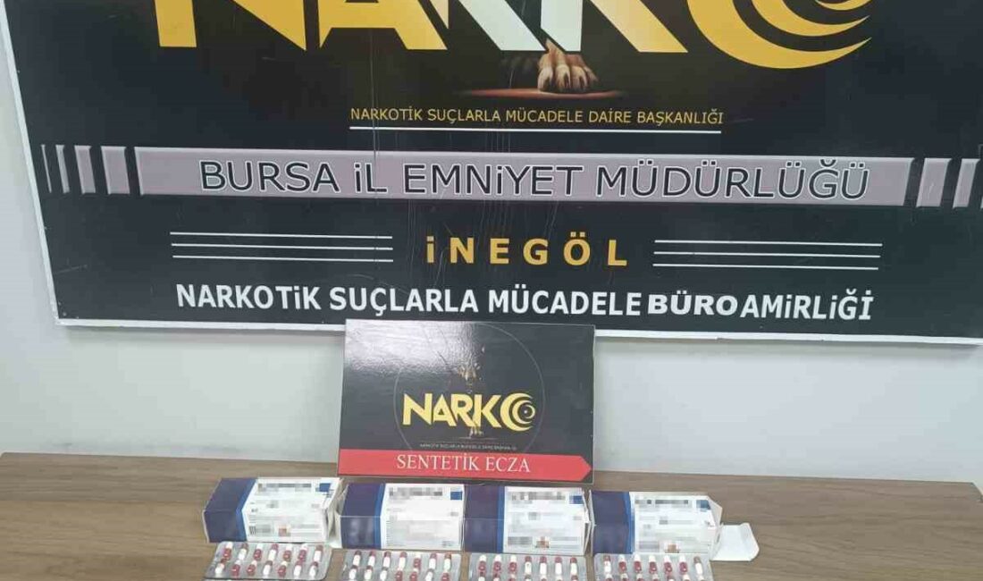 Bursa’nın İnegöl ilçesinde uyuşturucu ve uyarıcı madde kullanımının ve ticaretinin