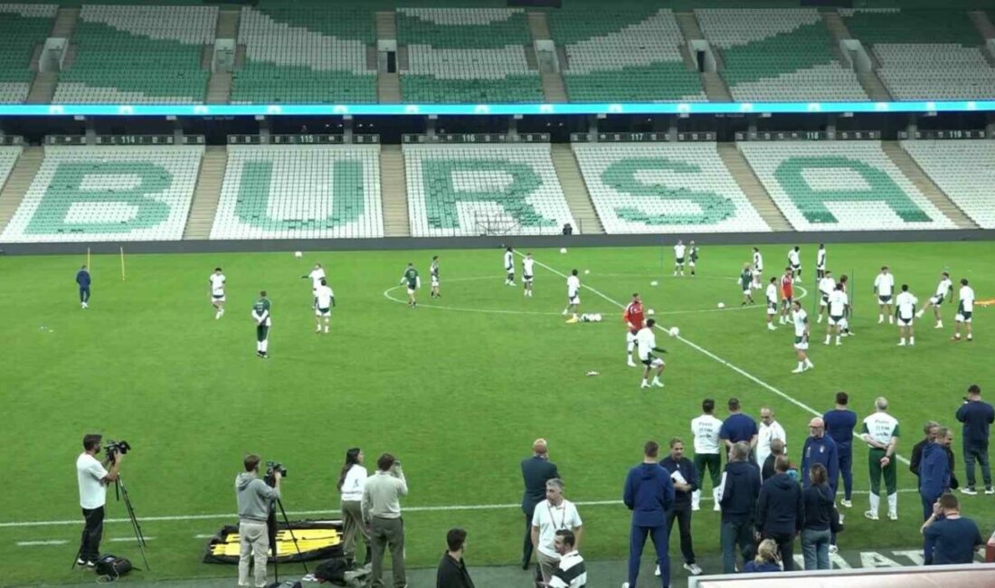 İtalya, Türkiye maçı öncesi son antrenmanını gerçekleştirdi UEFA Uluslar A Ligi 1. Grup’taki ikinci maçında yarın A