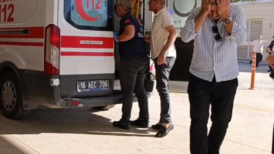 Bursa’nın İnegöl ilçesinde hafif ticari aracın çarptığı 13 yaşındaki bisikletli