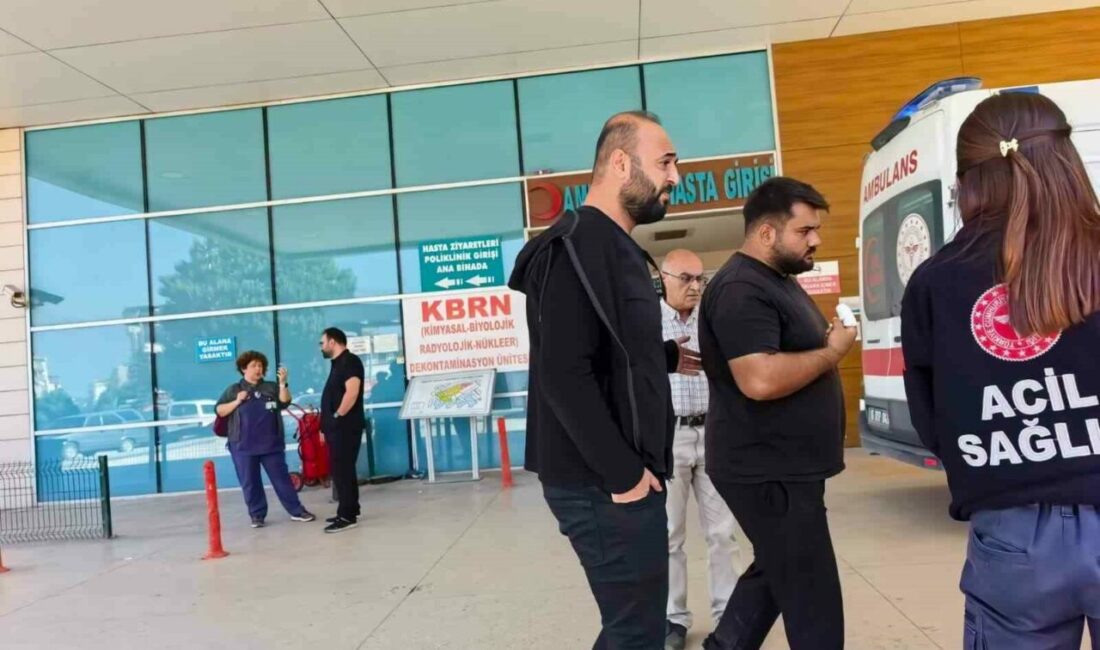 Kopan parmağını buz torbasıyla taşıdılar Bursa’nın İnegöl ilçesinde bir içecek fabrikasında meydana gelen iş kazasında,