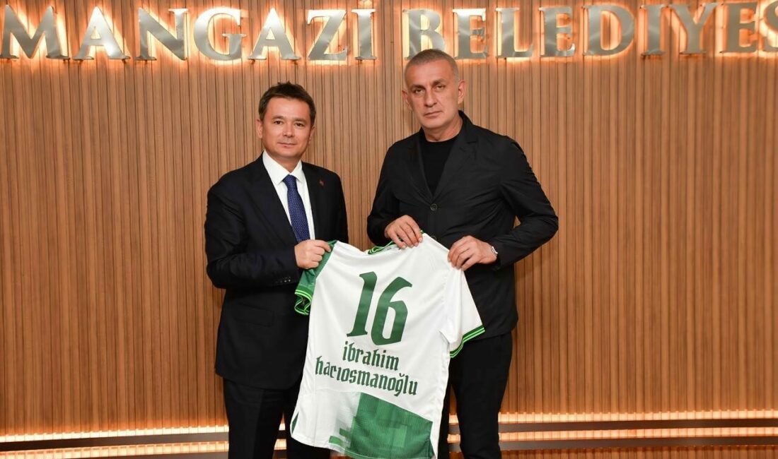 TFF Başkanı’ndan Başkan Erkan Aydın’a ziyaret Türkiye Futbol Federasyonu (TFF) Başkanı İbrahim Hacıosmanoğlu, A Milli Futbol