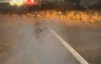 Bursa’da iki gündür etkili olan sağanak yağışın ardından Uludağ yolunda