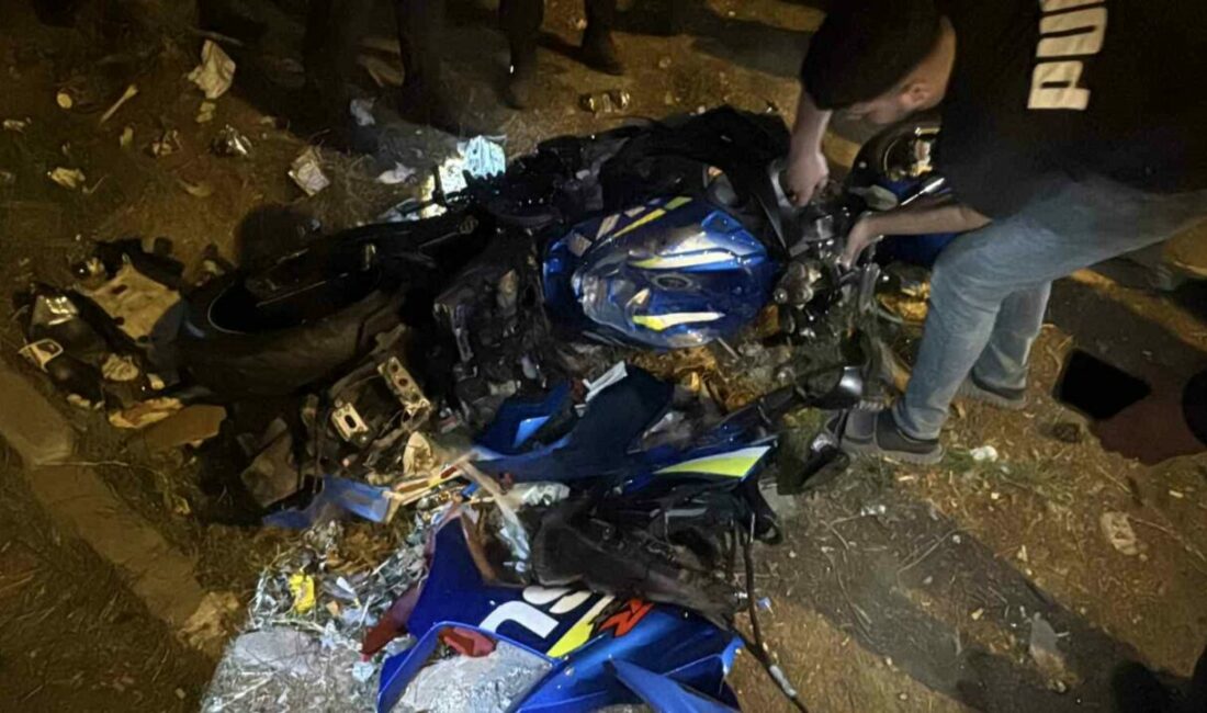 Yolun bittiğini fark etmeyince motosikleti ile boş alana uçtu Bursa’nın Yıldırım ilçesinde yolun sona erdiğini fark edemeyip motosikletiyle boş