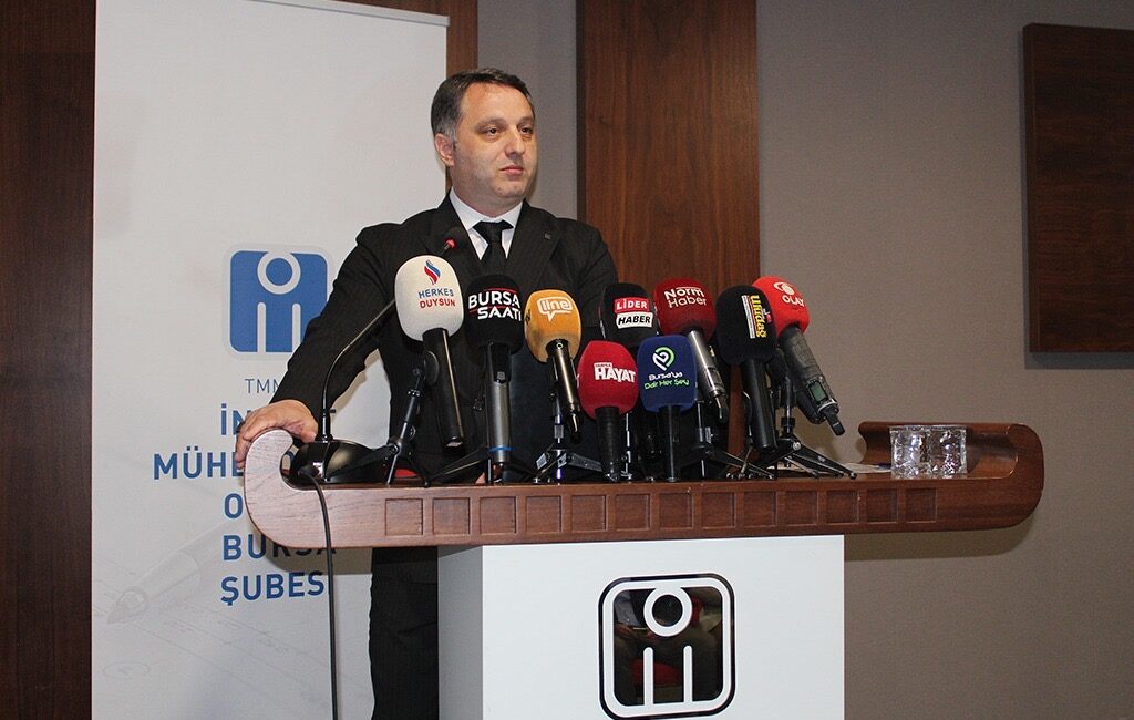 İnşaat Mühendisleri Odası (İMO) Bursa Şube Yönetim Kurulu Başkanı Serdar