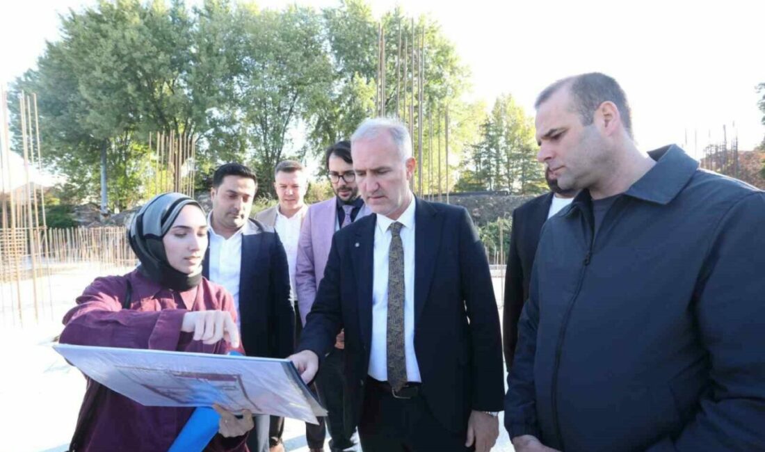 Botanik nikah ve etkinlik salonlarında çalışmalar tüm hızıyla devam ediyor İnegöl Belediyesi’nin hayata geçirdiği Botanik Nikah ve Etkinlik Salonları projesinde