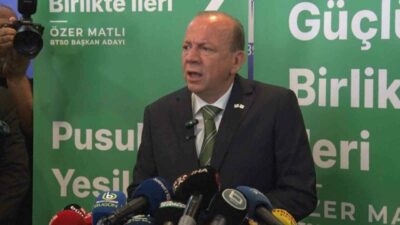 Bursa Ticaret ve Sanayi Odası (BTSO) Başkan Adayı Özer Matlı,