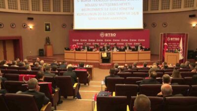 Bursa Ticaret ve Sanayi Odası (BTSO) meclis toplantısında TEKNOSAB Müteşebbis