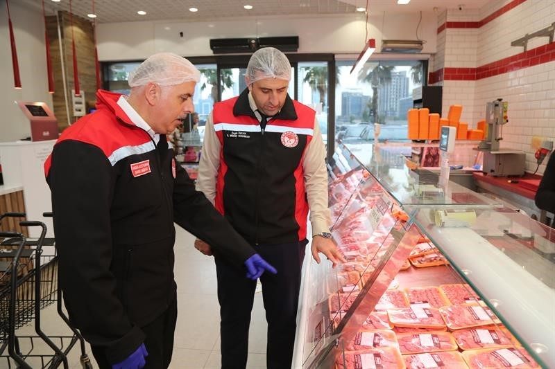 Bursa’da 220 işletmeye eş zamanlı et denetimi Bursa İl Tarım ve Orman Müdürlüğü ile 17 ilçe müdürlüğünün