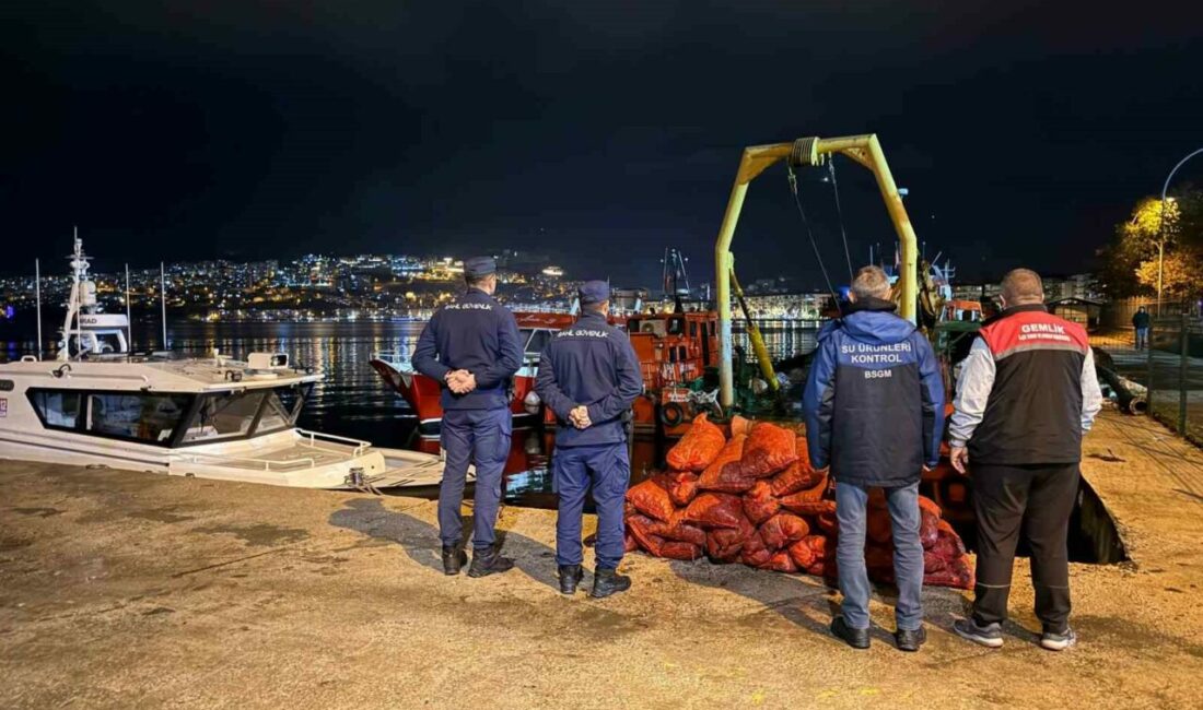 Bursa’da 350 kilo kaçak midye ele geçirildi Bursa’nın Gemlik ilçesine bağlı Gemsaz sahilinde gerçekleştirilen ortak denetimde kaçak