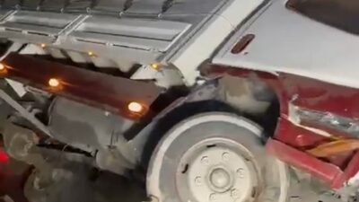 Bursa’nın Gemlik-Orhangazi karayolu üzerinde, Bölge Trafik İstasyonu önünde meydana gelen